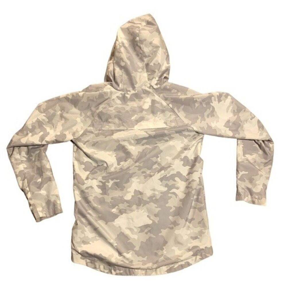 All In Motion Lightweight Hooded Full Zip Jacket White Gray Camo Size XL - Picture 2 of 5